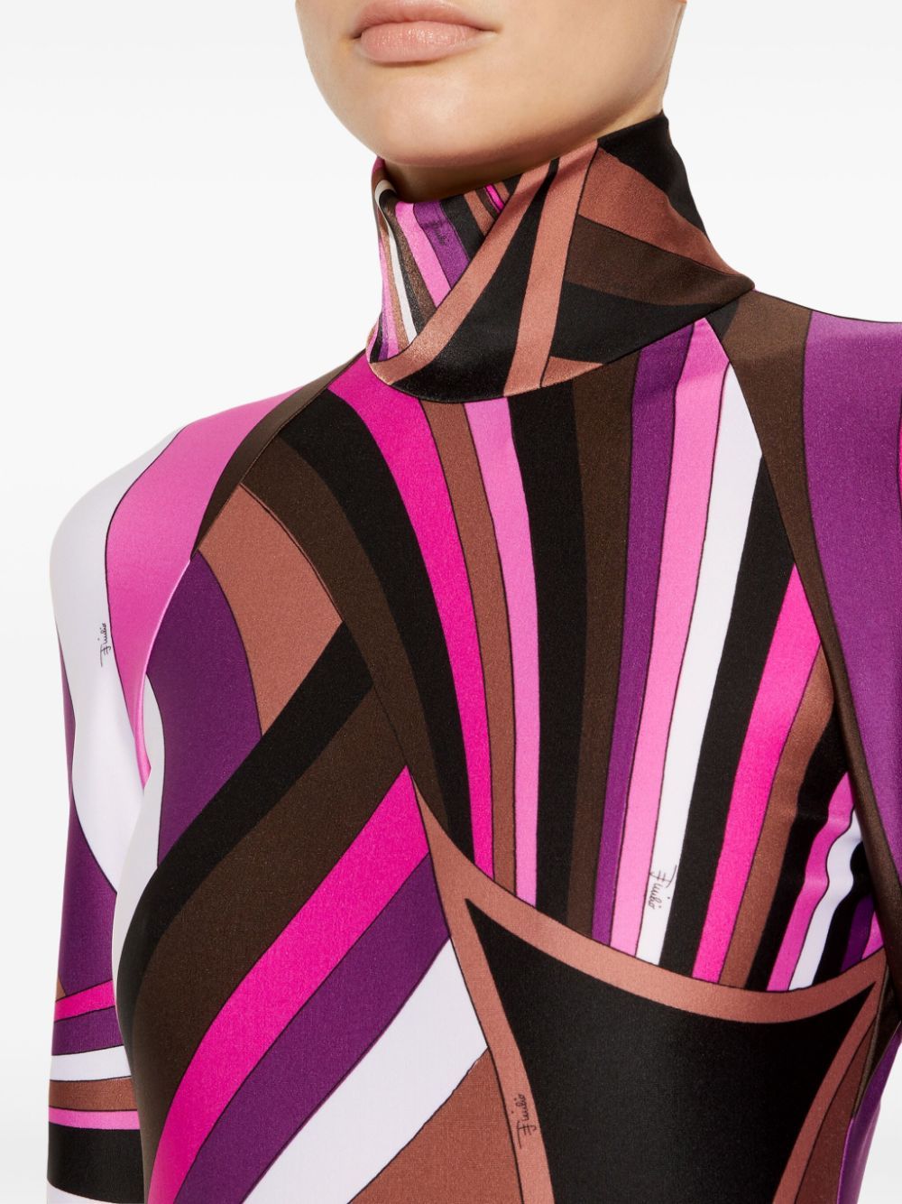 EMILIO PUCCI IRIDE-PRINT TOP 