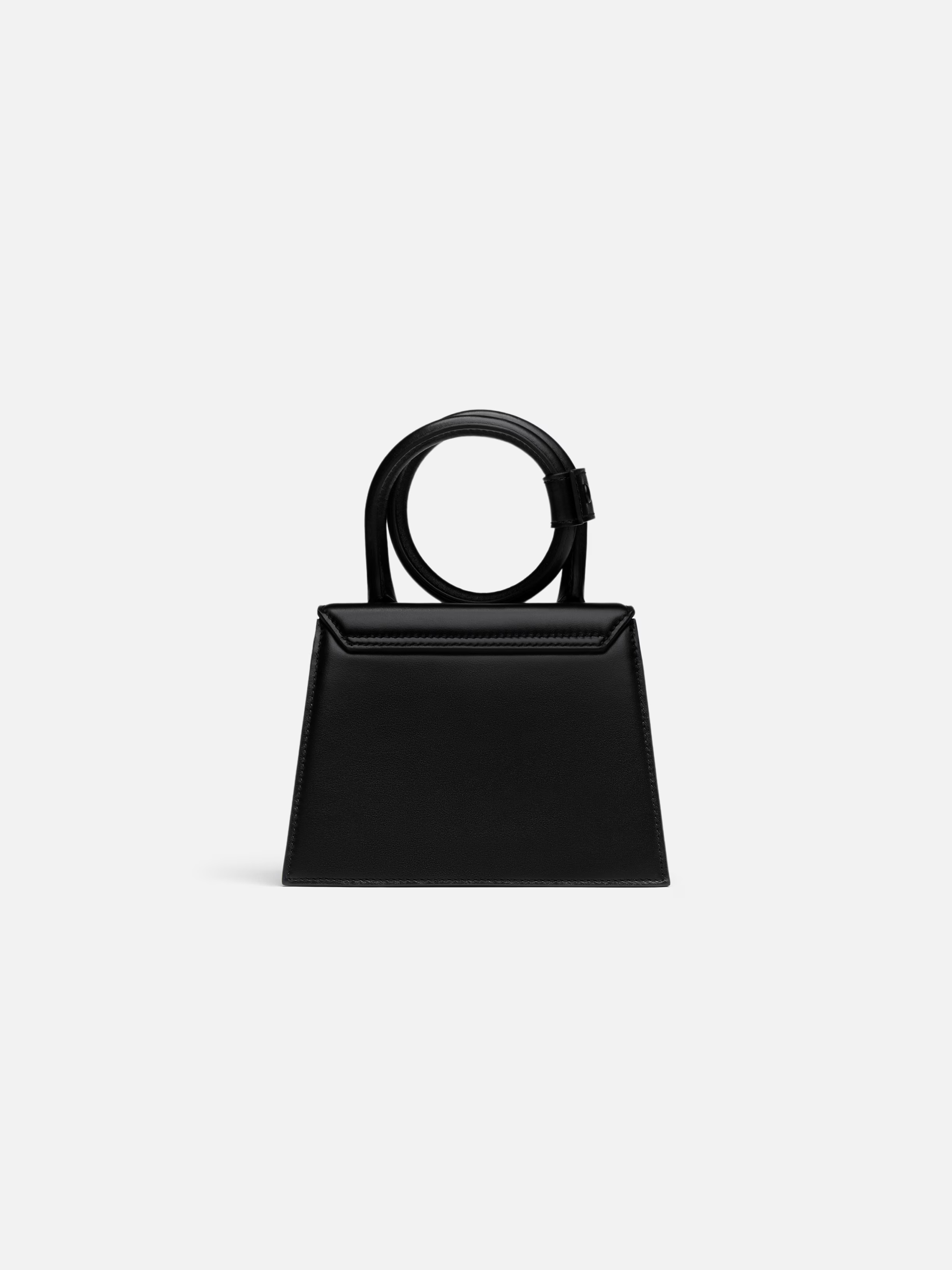 Jacquemus Mini Chiquito Knot-handle Tote Bag In Black