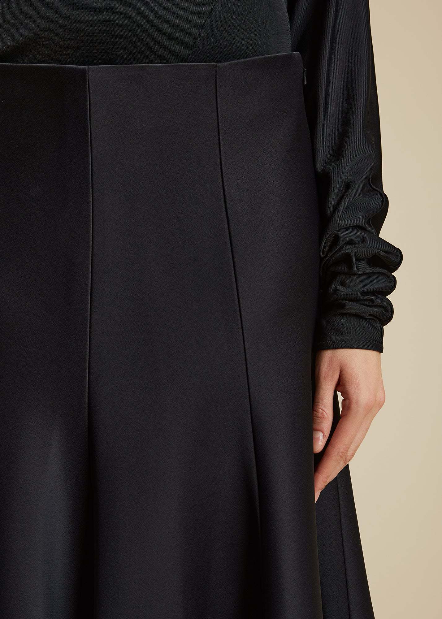 Khaite Lennox Skirt In Black