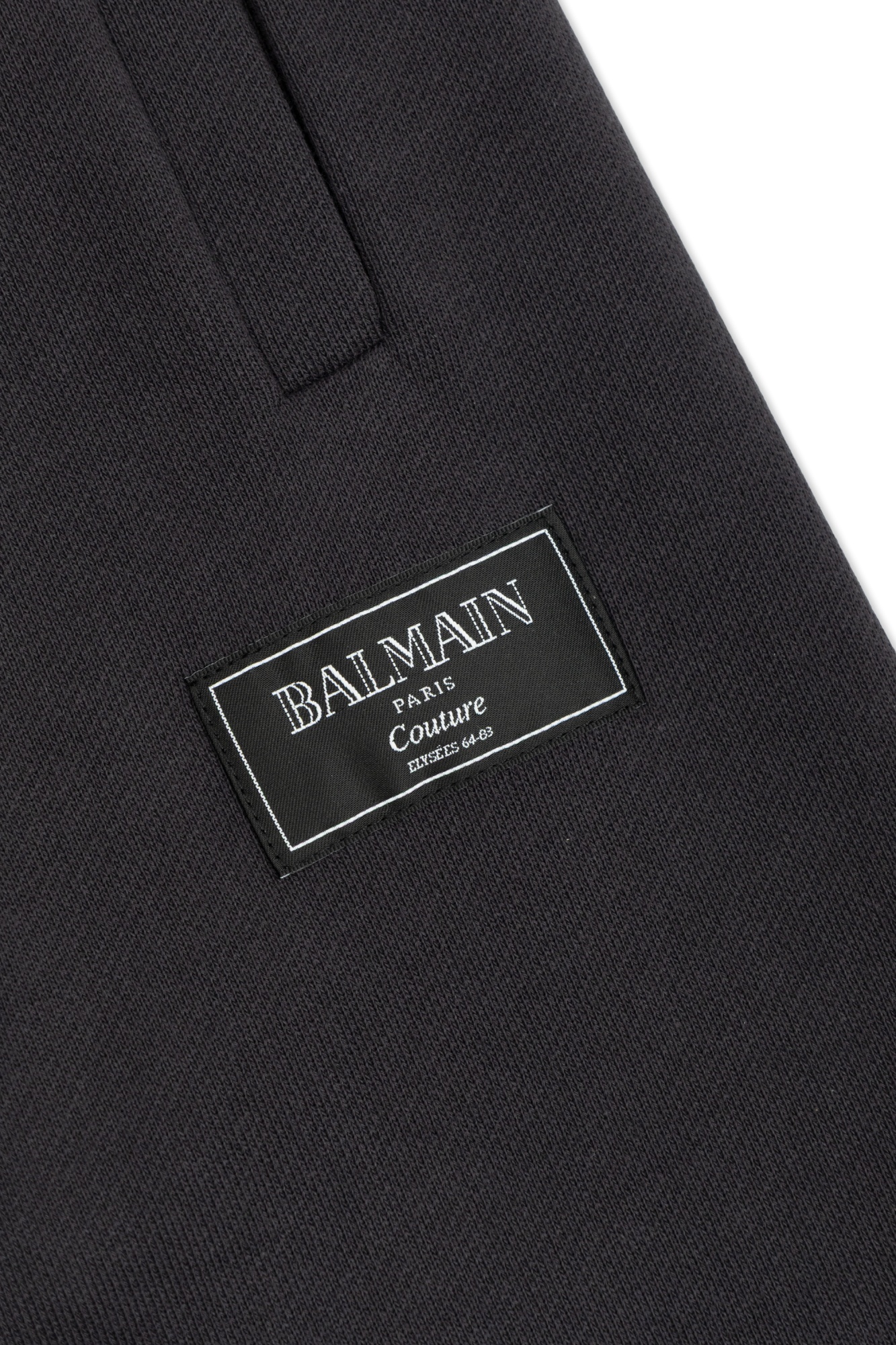 Balmain Elastic Waist Sweatpants In Black