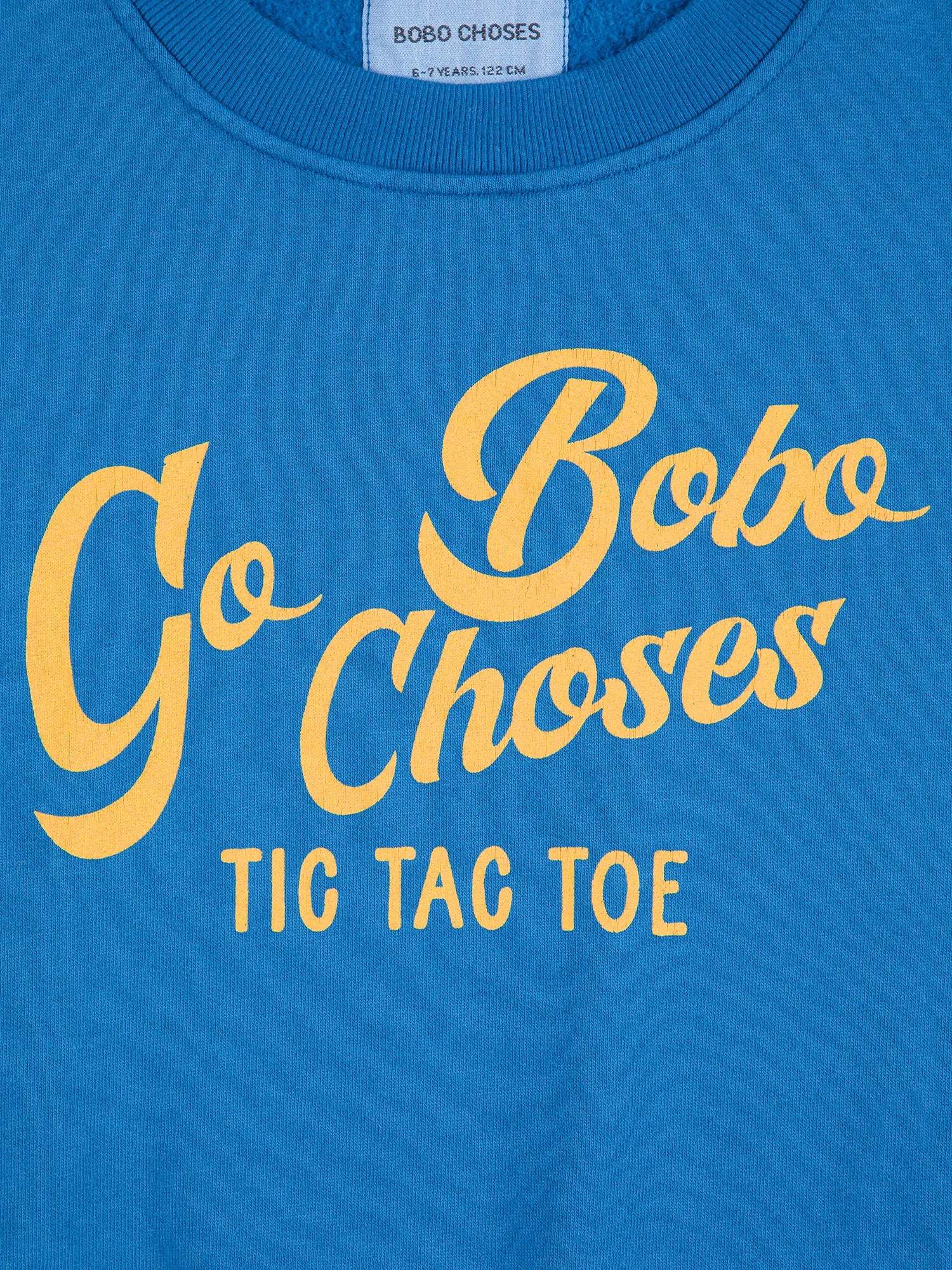 Bobo Choses Crew Neck Sweatshirt In Blue