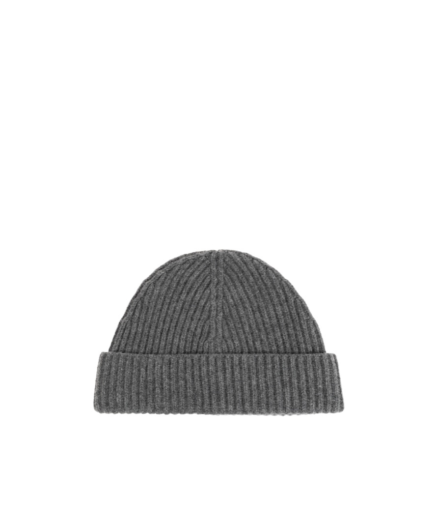 Jil Sander Ribbed Hat In Burgundy