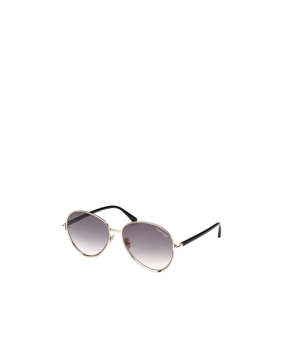 Tom Ford Logo Sunglasses In Gray