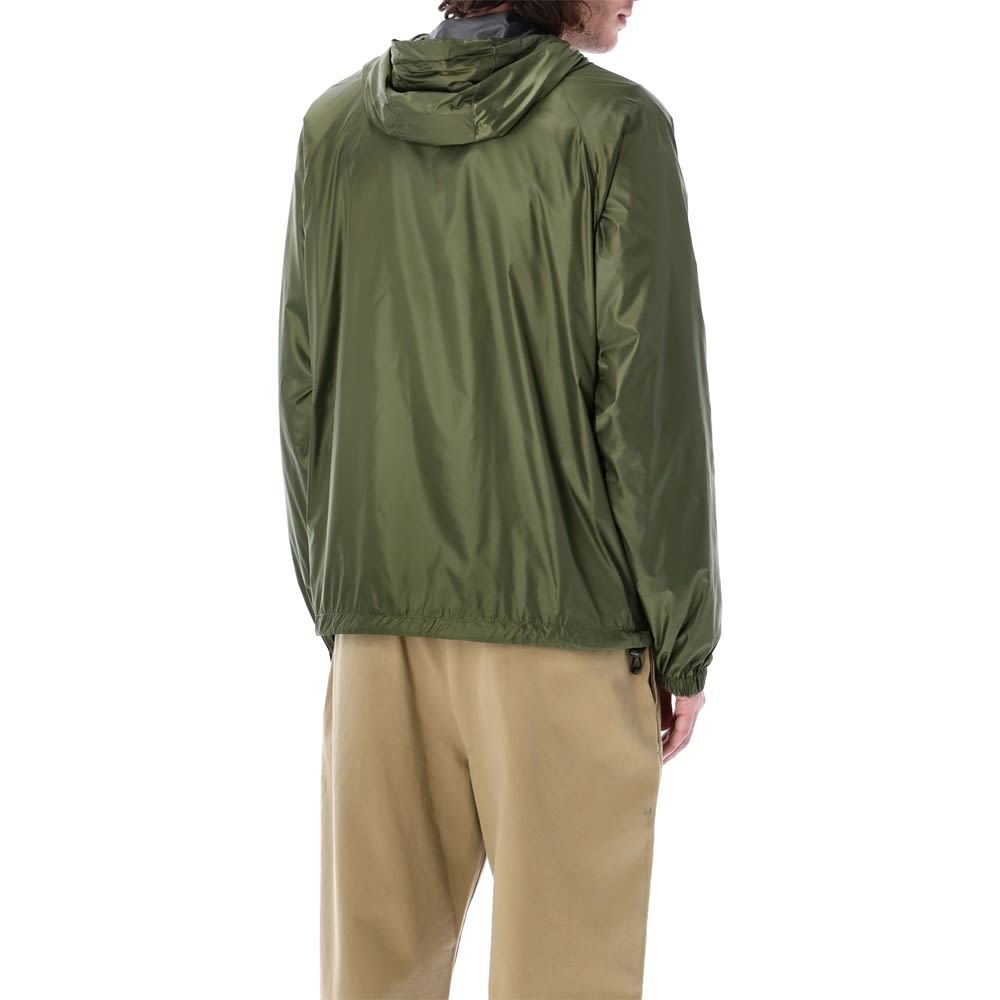 ASPESI DRAWSTRING-HOOD WINDBREAKER JACKET