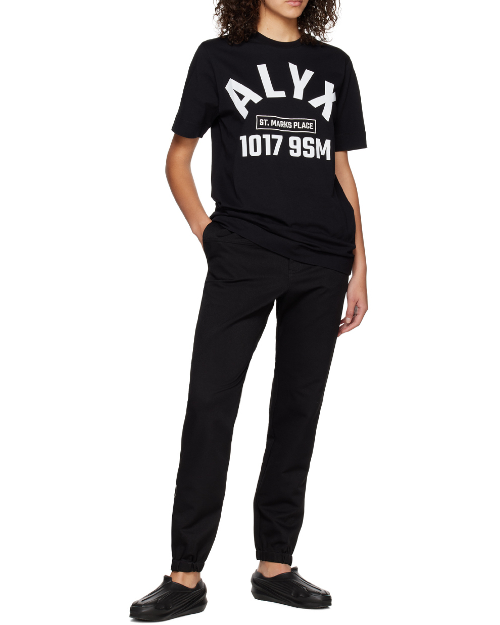 Alyx Techno Logo-print T-shirt In Black