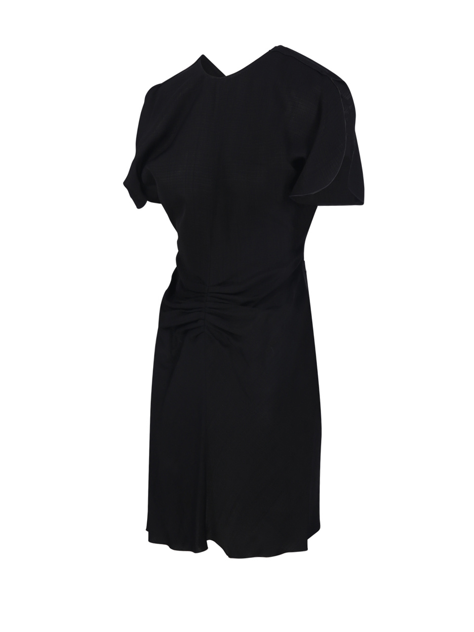 VICTORIA BECKHAM GATHERED-DETAIL MINI DRESS