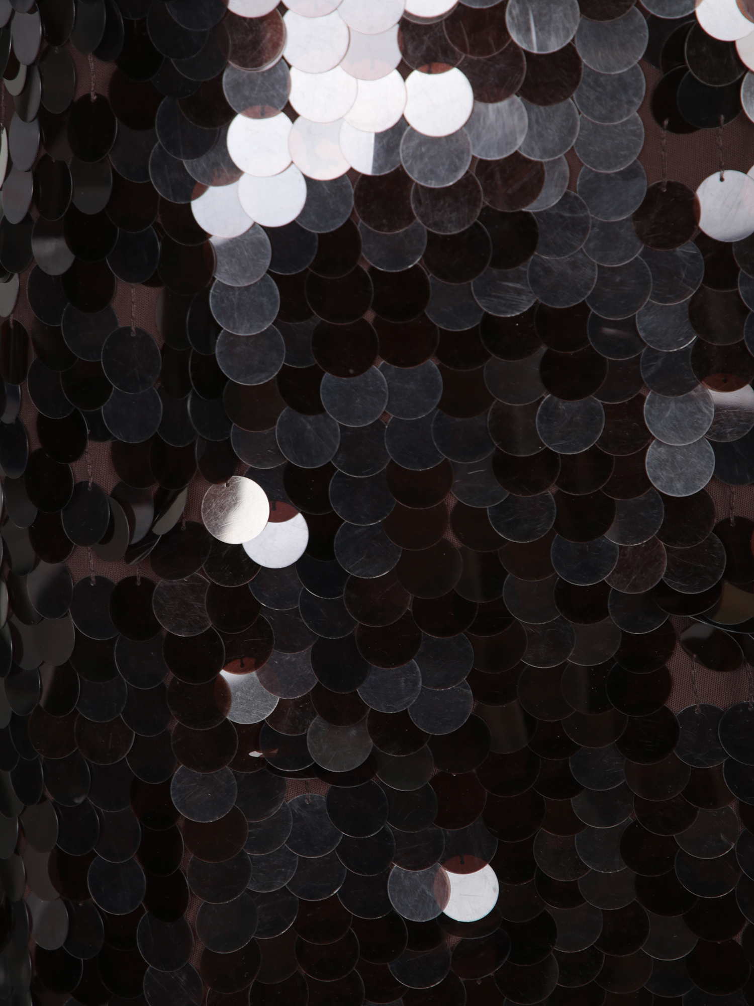 P.a.r.o.s.h Sequin Sleeveless Dress In Black