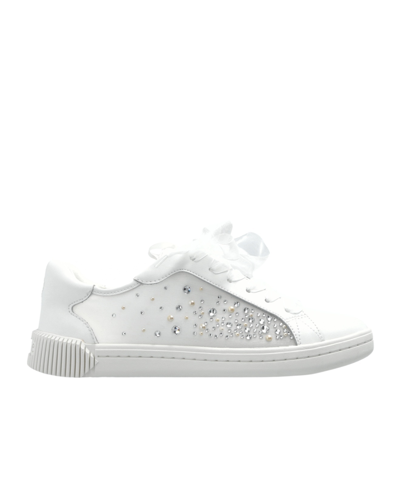 Kate Spade Round-head Casual Shoes In White