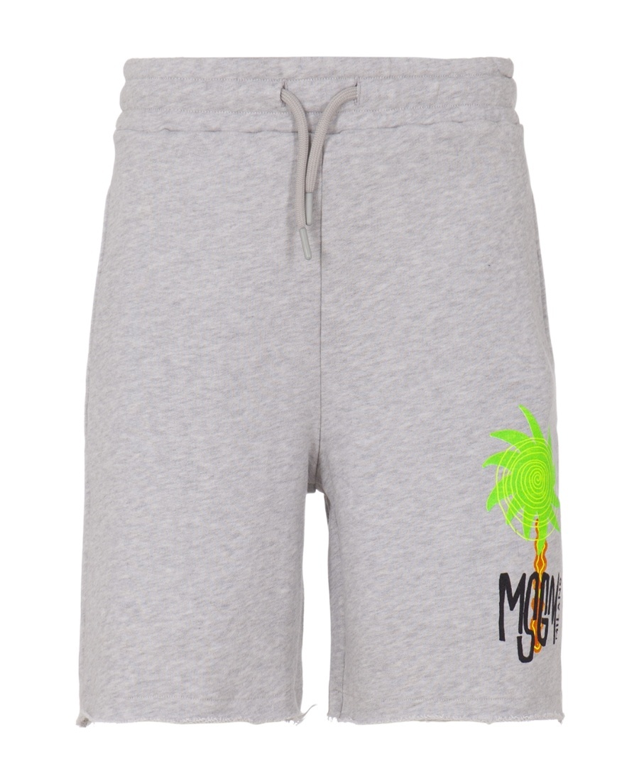MSGM MSGM KIDS LOGO PRINTED DRAWSTRING SHORTS