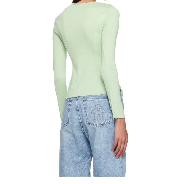 Avavav Ssesne Exclusive Green Long Sleeve T-shirt In Blue