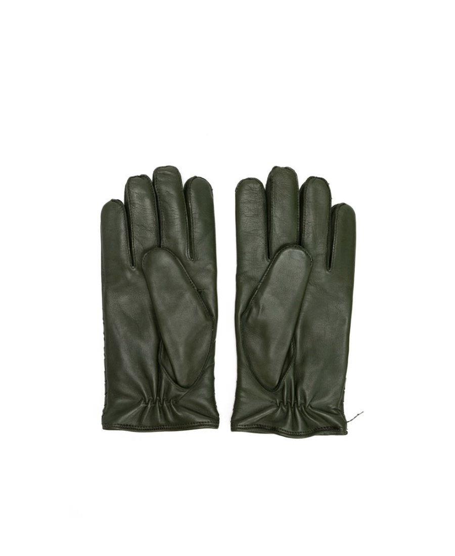 Bottega Veneta Knitted Gloves In Green