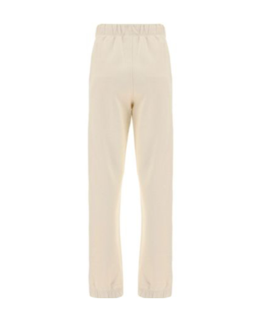 Ganni Elasticated-waist Track Pants In White
