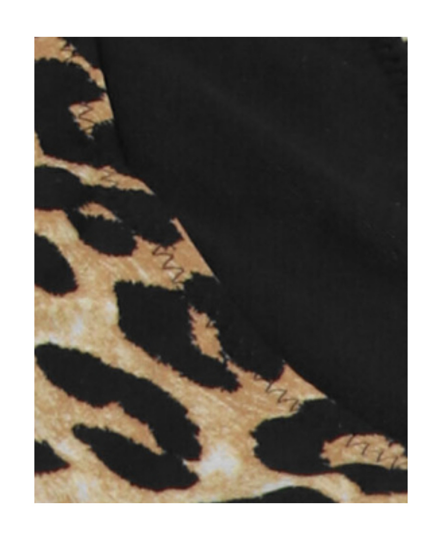 Ganni Leopard-print Bikini Briefs In Black