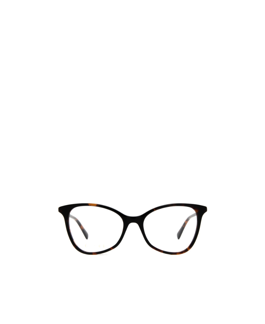 Gucci Tortoiseshell-effect Gg Glasses In Black