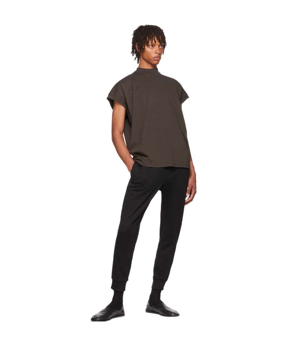 The Row Logo Slim Sweatpants In Black