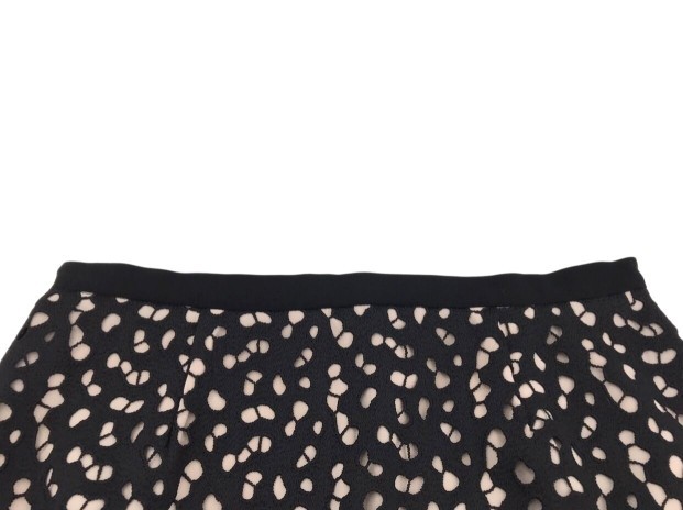 Max Mara Logo Detail Skirt In Black