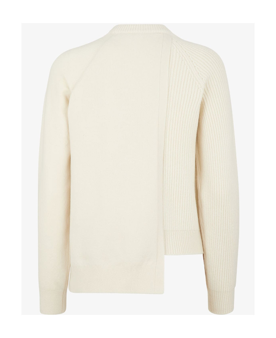 Fendi Layered Utility Pocket Jumper In White