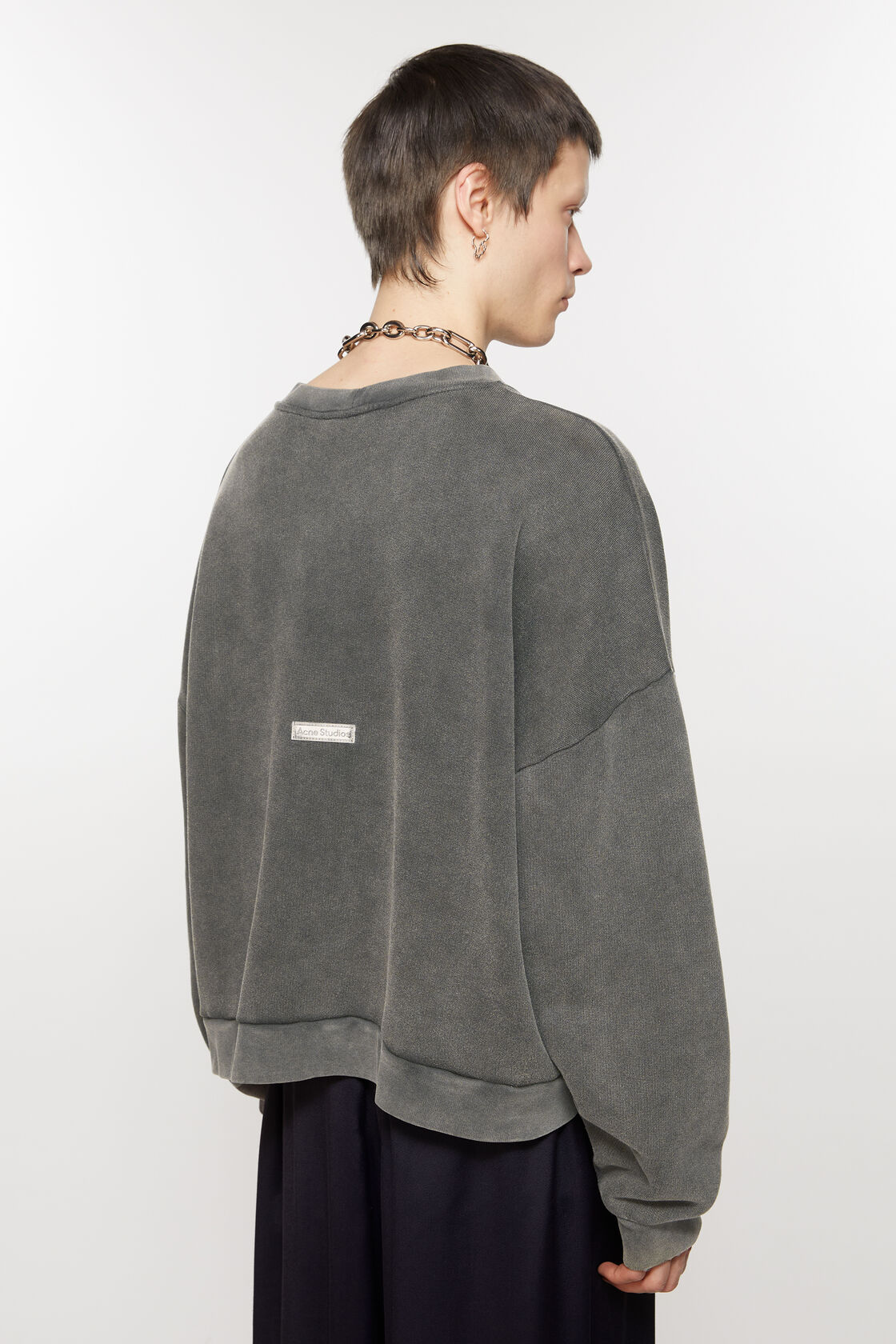 Acne Studios Gray Faded Sweater In Gray