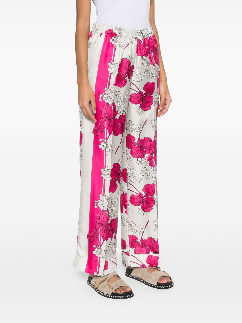 P.A.R.O.S.H PRINTED CASUAL PANTS
