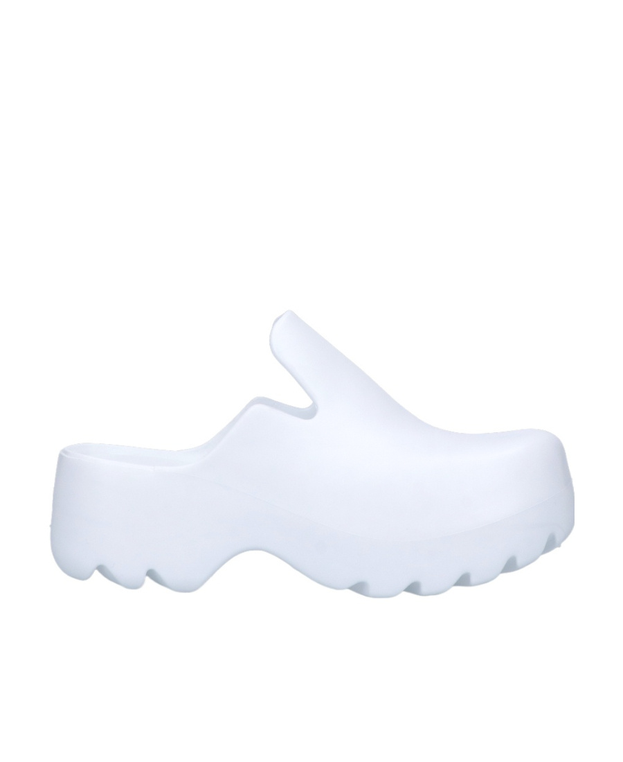 Bottega Veneta Flash 60mm Platform Clogs In White