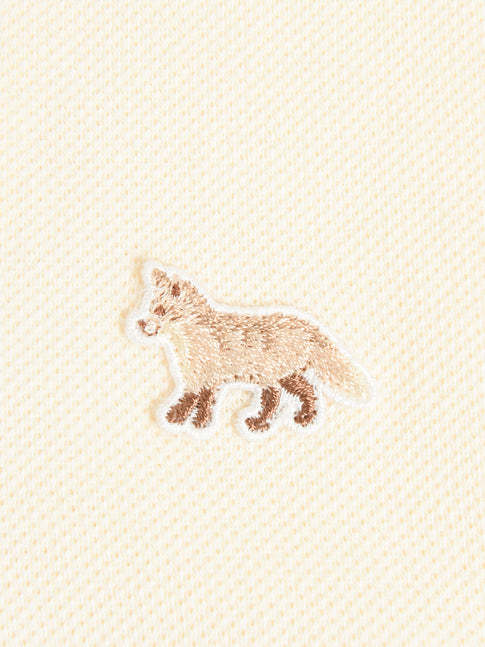 Maison Kitsuné Short-sleeved Polo Shirt In White