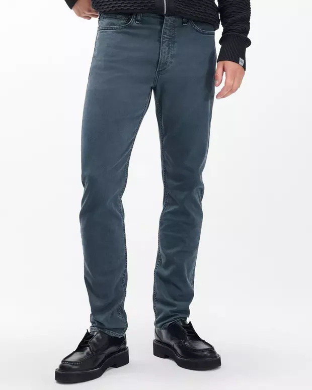 Rag & Bone Jeans With Belt Loops In Blue