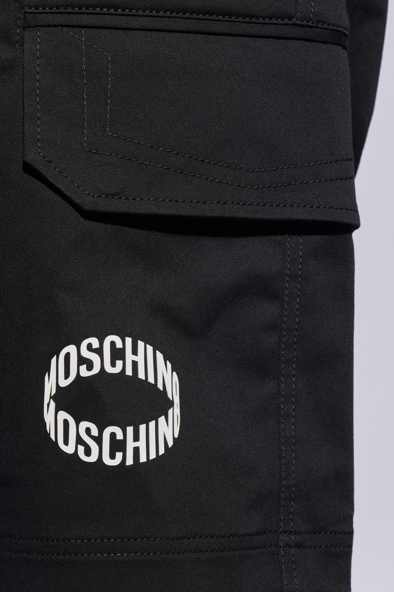 Moschino Overalls Shorts In Black