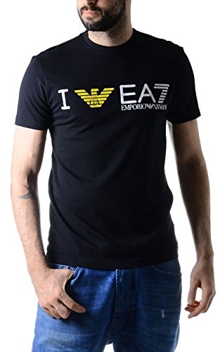 EA7 ROUND-NECKED LOGO T-SHIRT