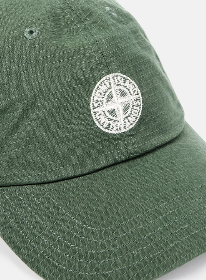 STONE ISLAND COMPASS-MOTIF CAP