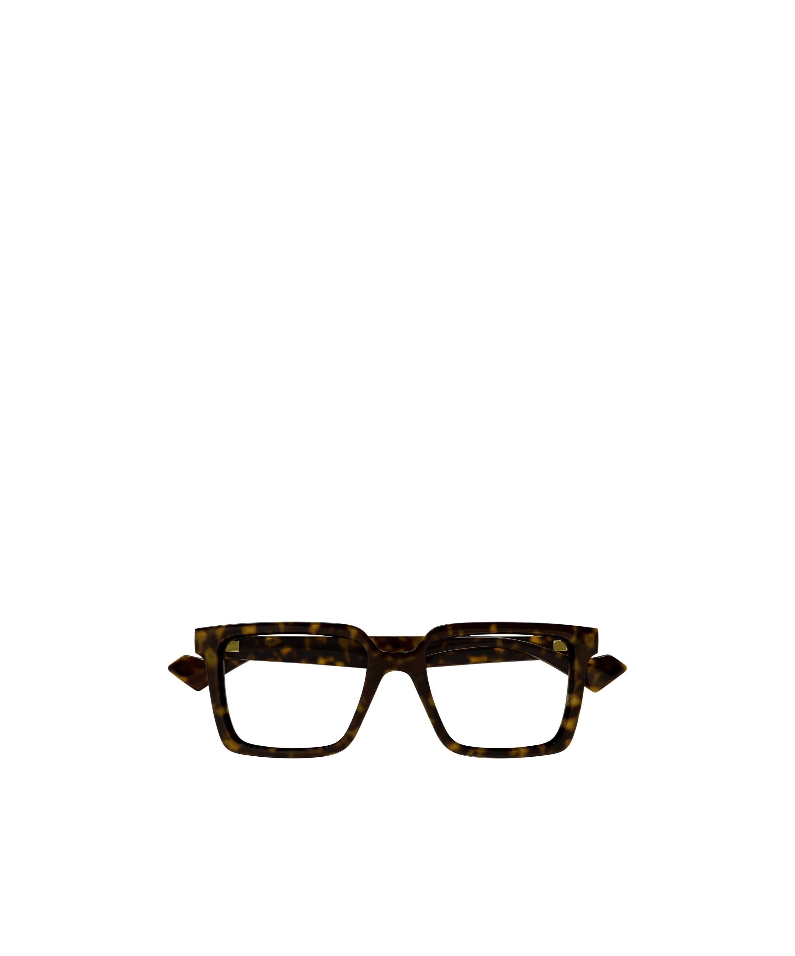 Gucci Tortoiseshell Square-frame Glasses In Black