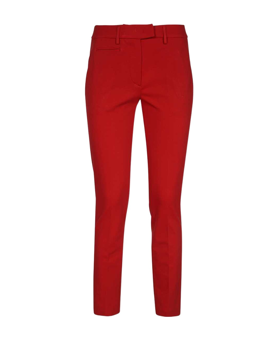 Dondup Slim Trousers In Red