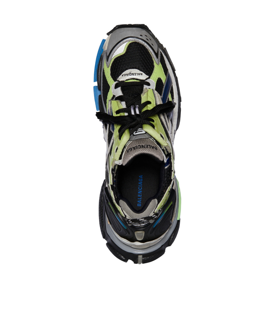 BALENCIAGA PANELLED CHUNKY-SOLE SNEAKERS