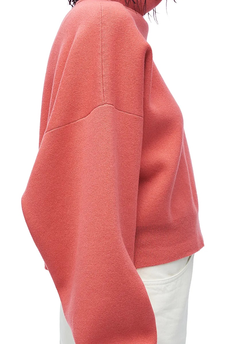 Loewe Cashmere Turtleneck Sweater In Red