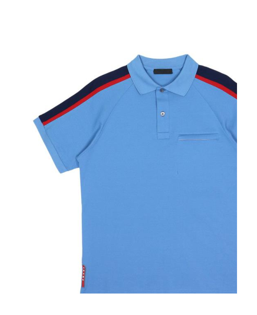 PRADA LOGO DETAILS POLO SHIRT