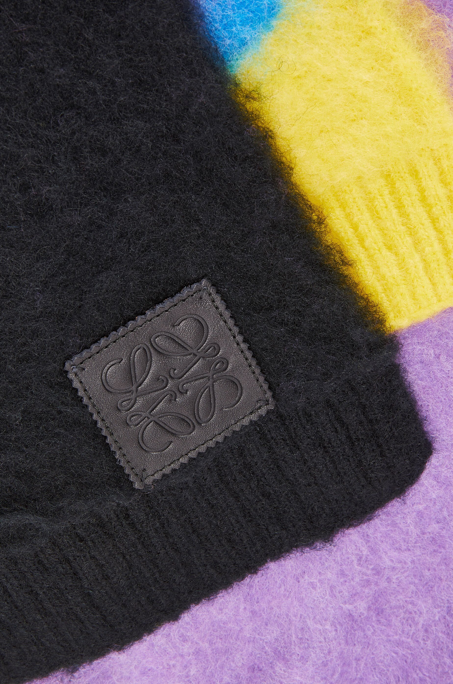 Loewe Inlaid Woven Scarf In Multicolor