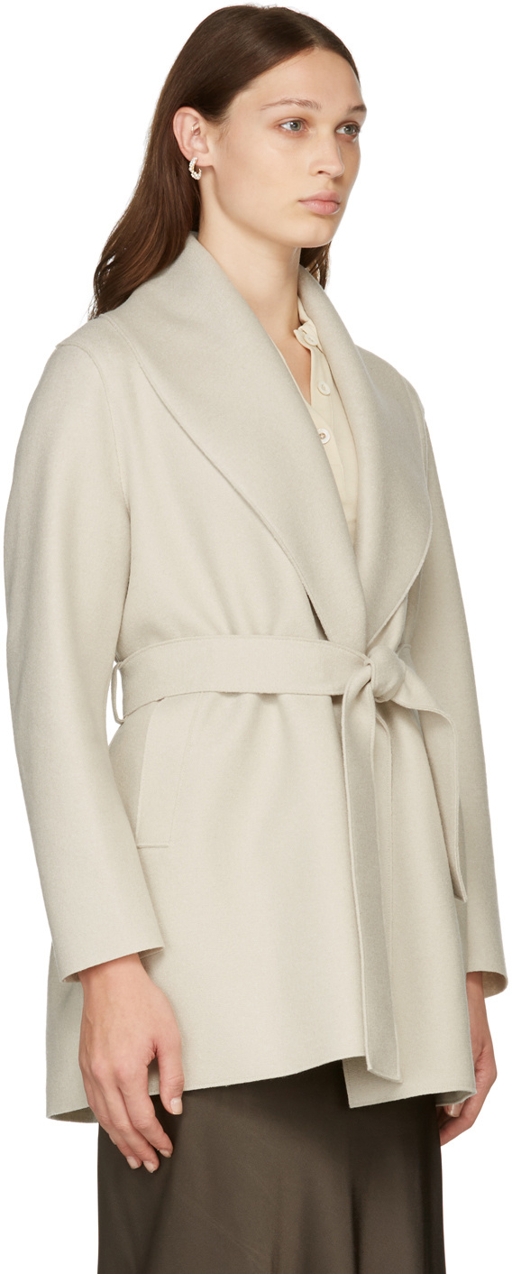 HARRIS WHARF LONDON LOGO WAIST SHORT COAT