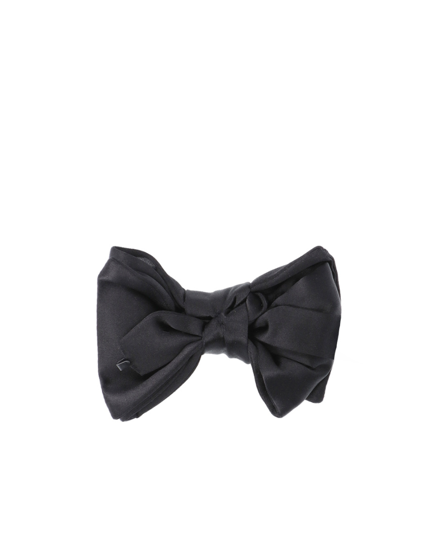 Tom Ford Satin Bow Tie In Black
