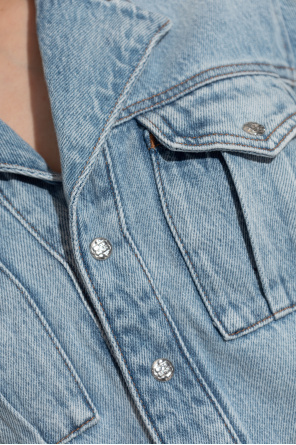 Ganni Denim Shirt In Blue