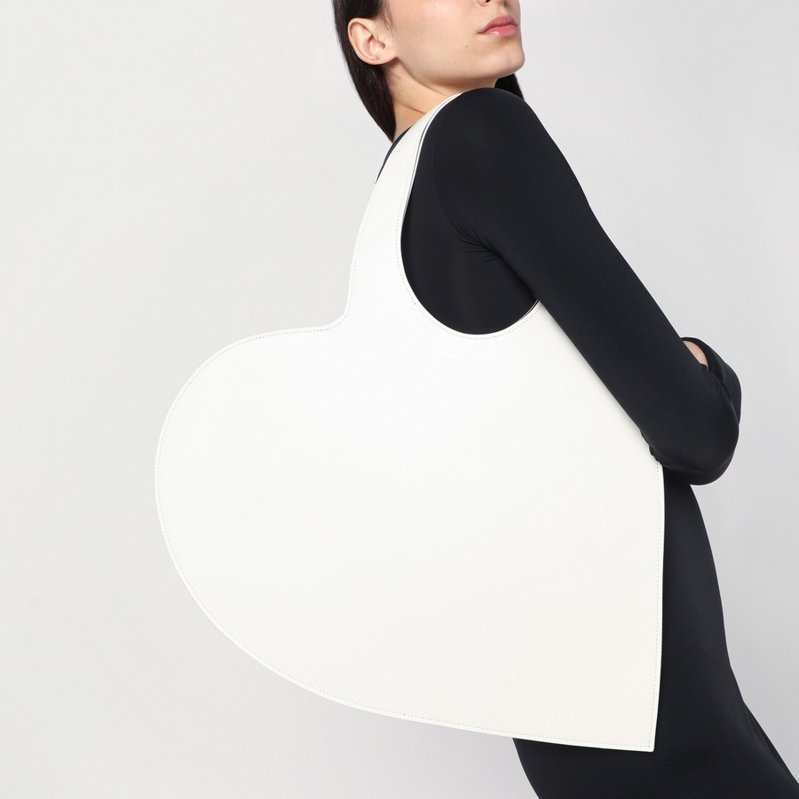 COPERNI LEATHER HEART TOTE BAG 