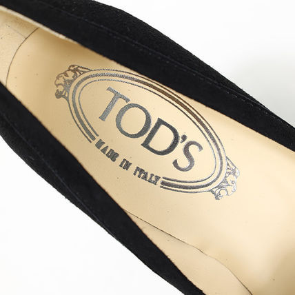 Tod's Round Head High Heels In Black