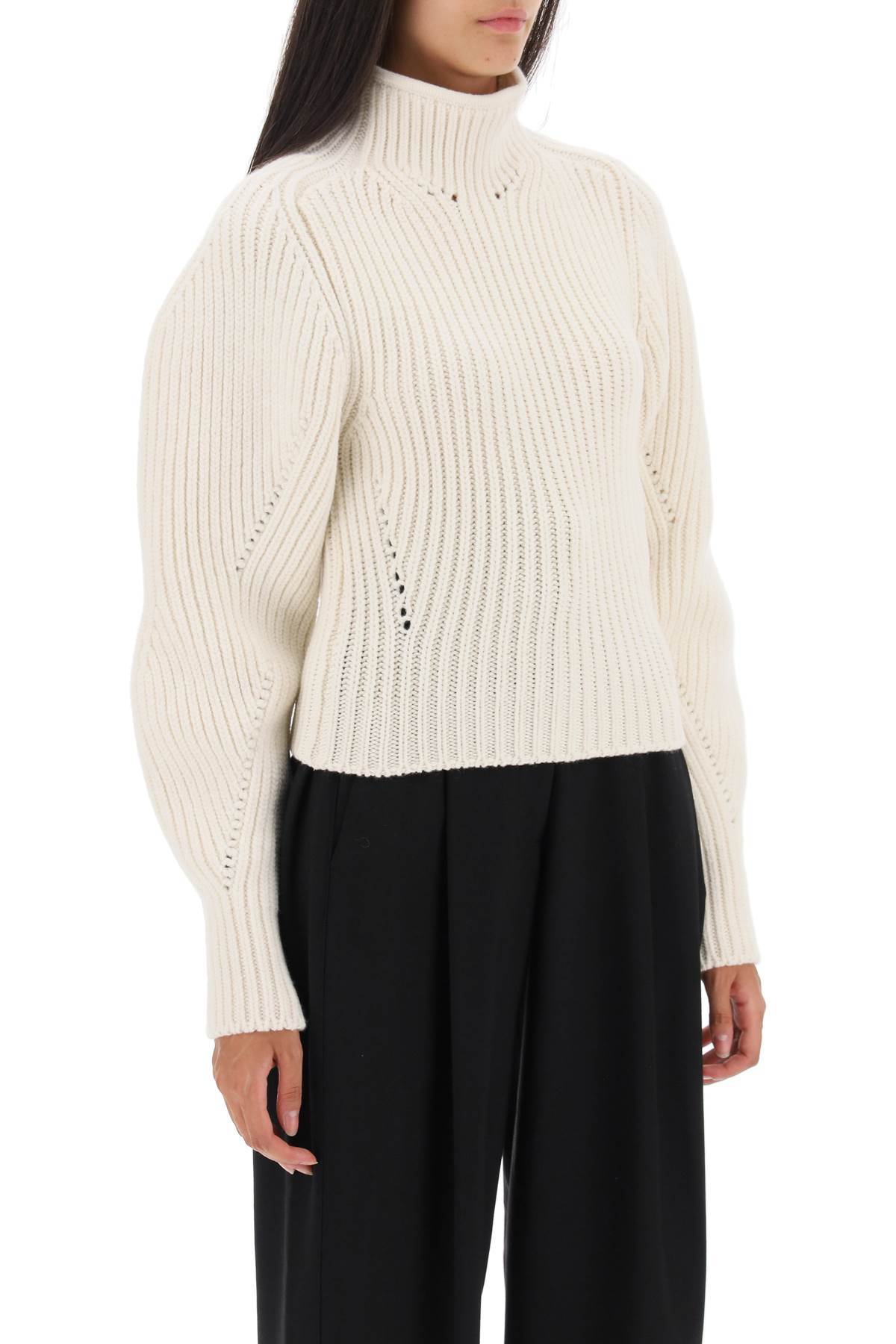 ALAÏA RIB LONG-SLEEVED SWEATER 