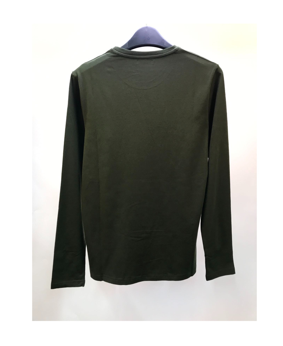 ICEBERG ROUND COLLAR AND LONG-SLEEVED T-SHIRT