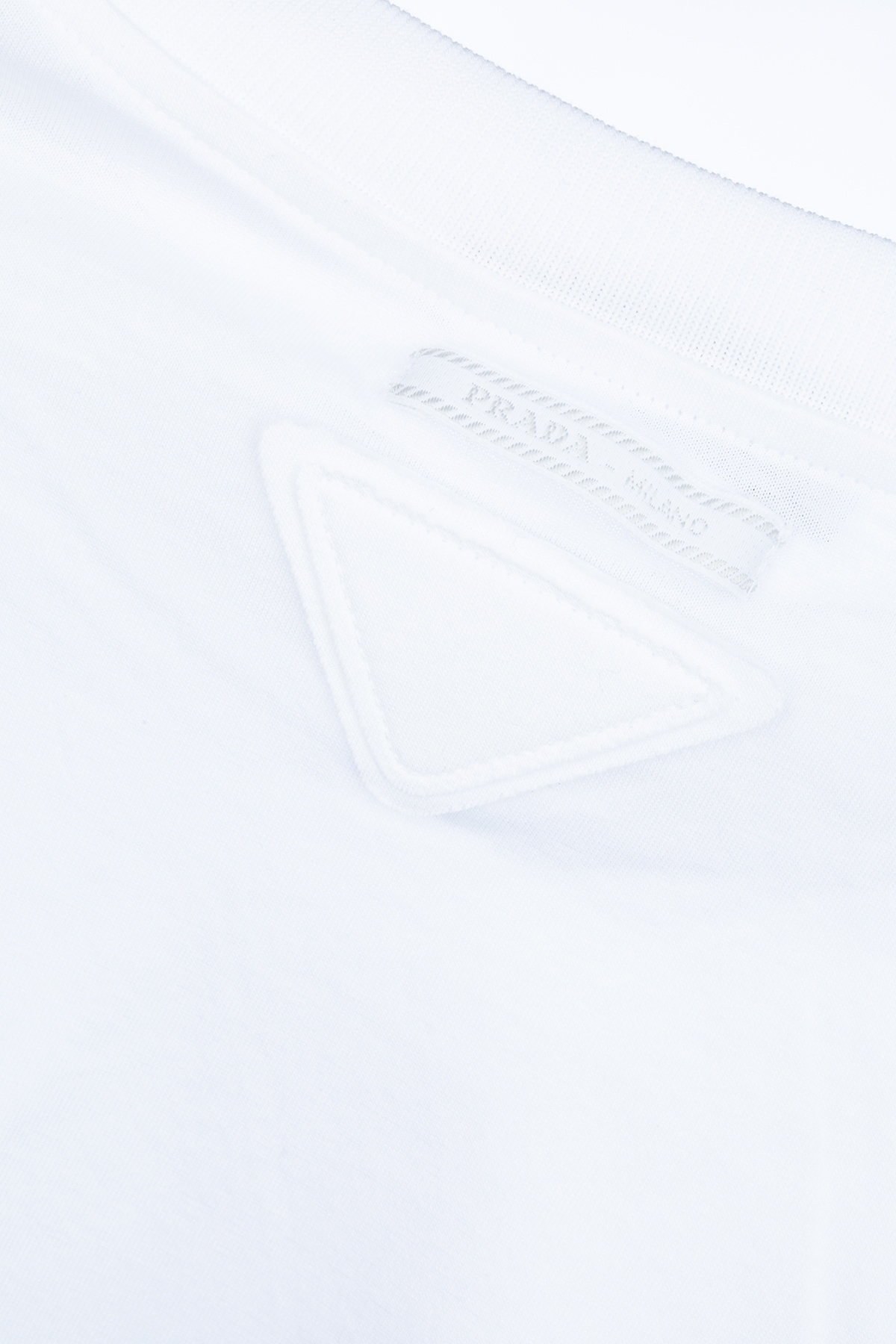 Prada Long-sleeved T-shirt In White