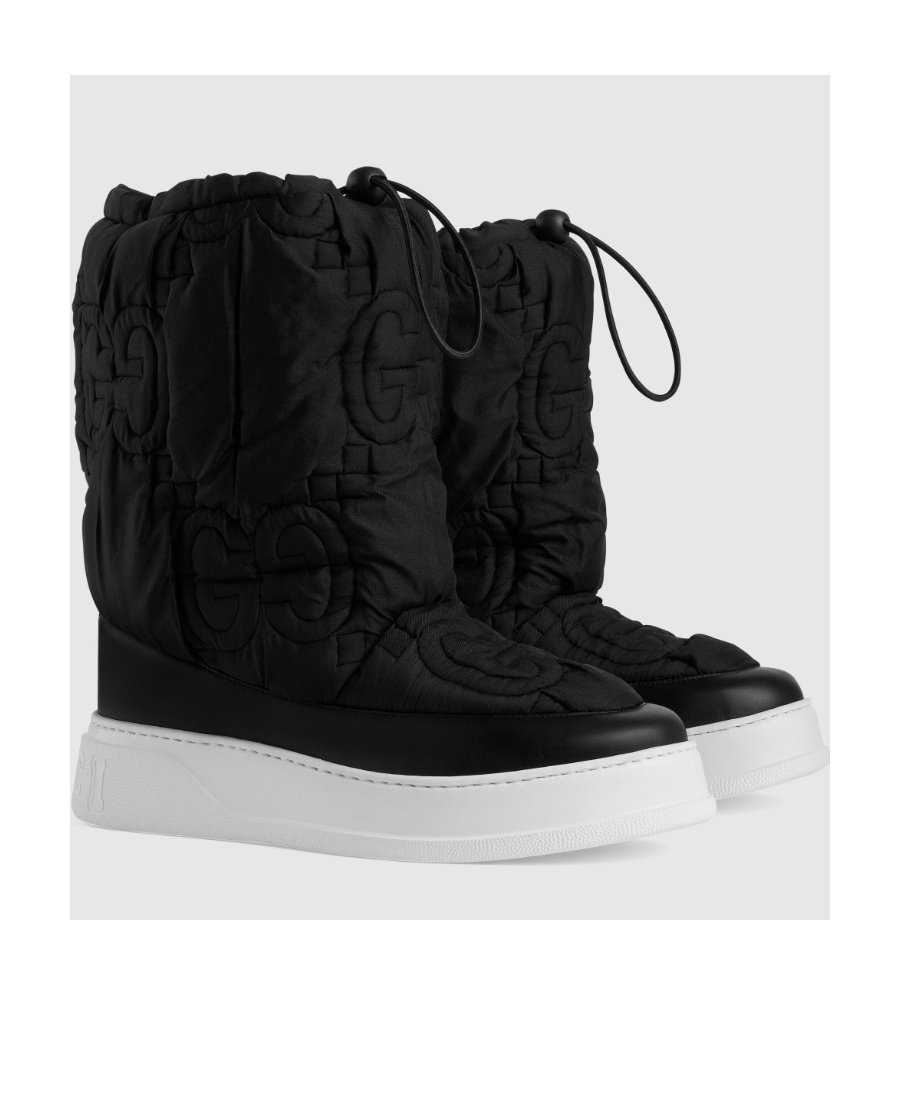 Gucci Gg Boots In Black