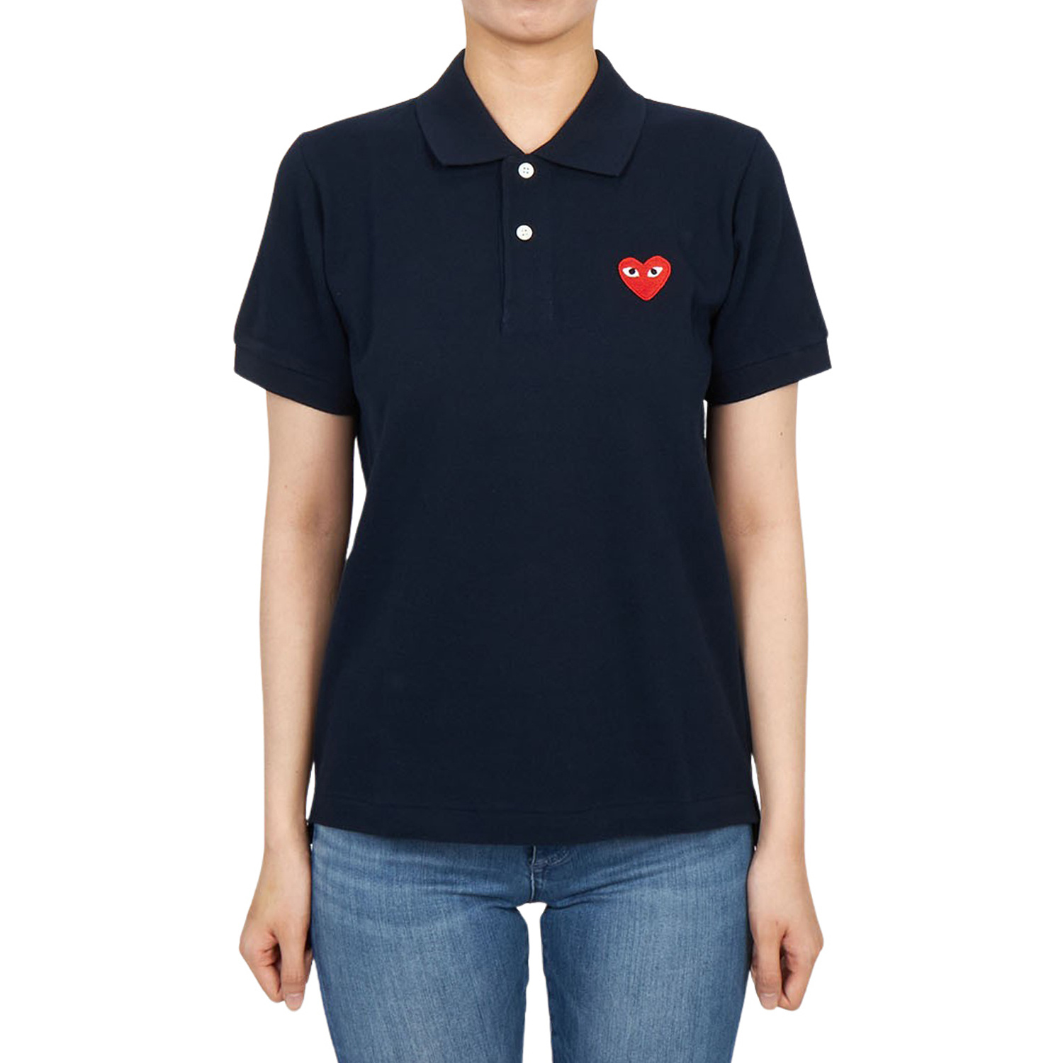 Comme Des Garçons Short-sleeved Polo Shirt In Brown