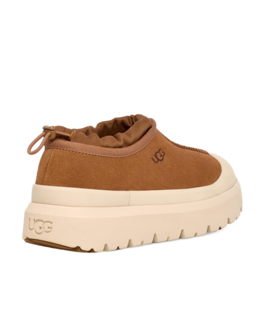 Ugg Biscuit Suede And Rubber Tasman Weather Hybrid Slip Ons In Multi