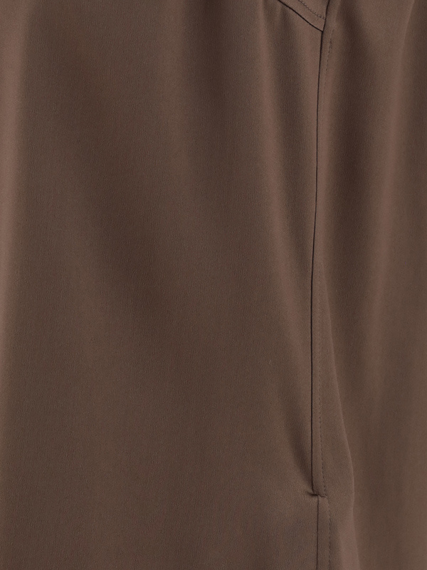 Brunello Cucinelli Round Neck Sleeveless Vest In Brown