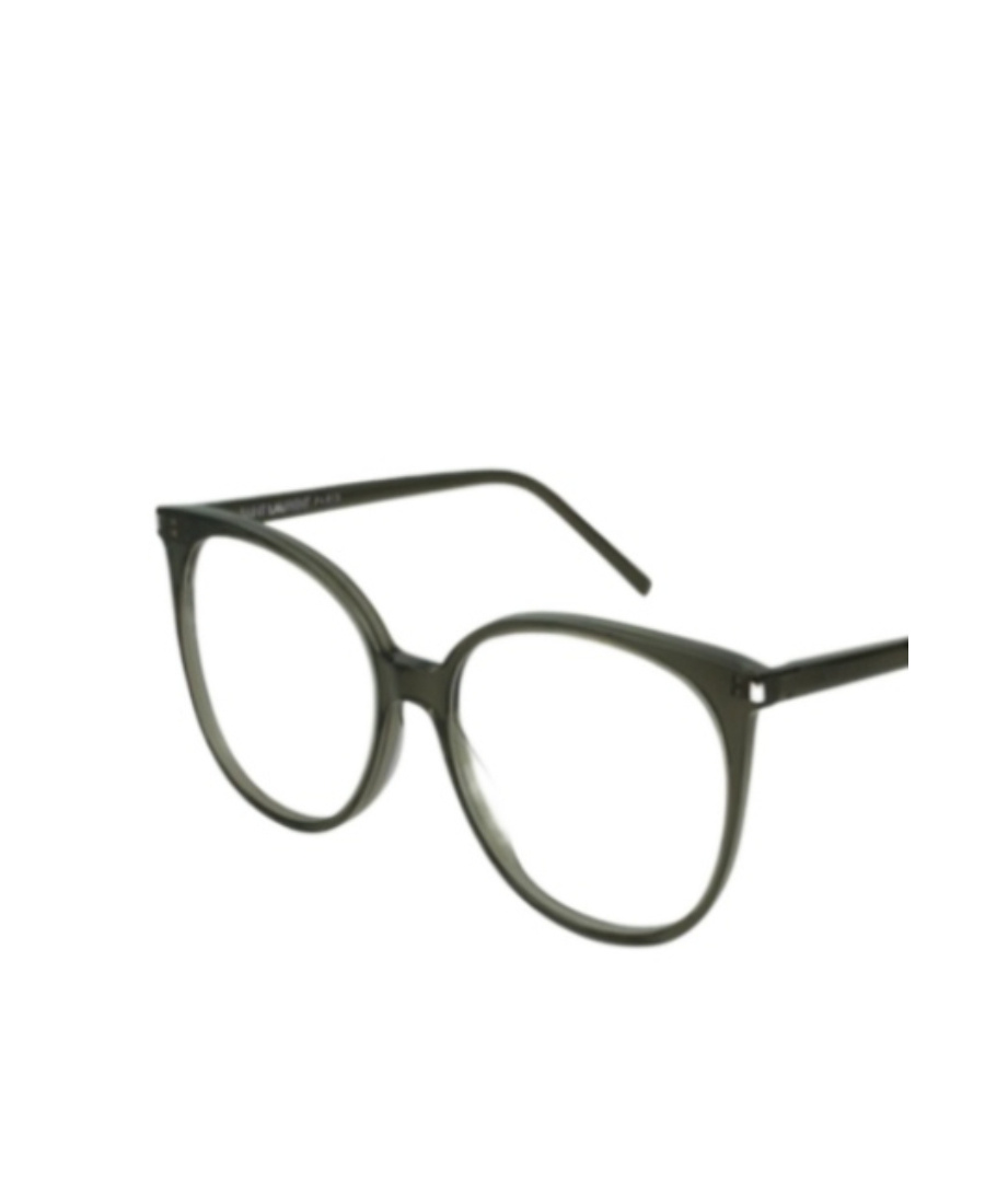 Saint Laurent Eyewear Round Frame Glasses In Black