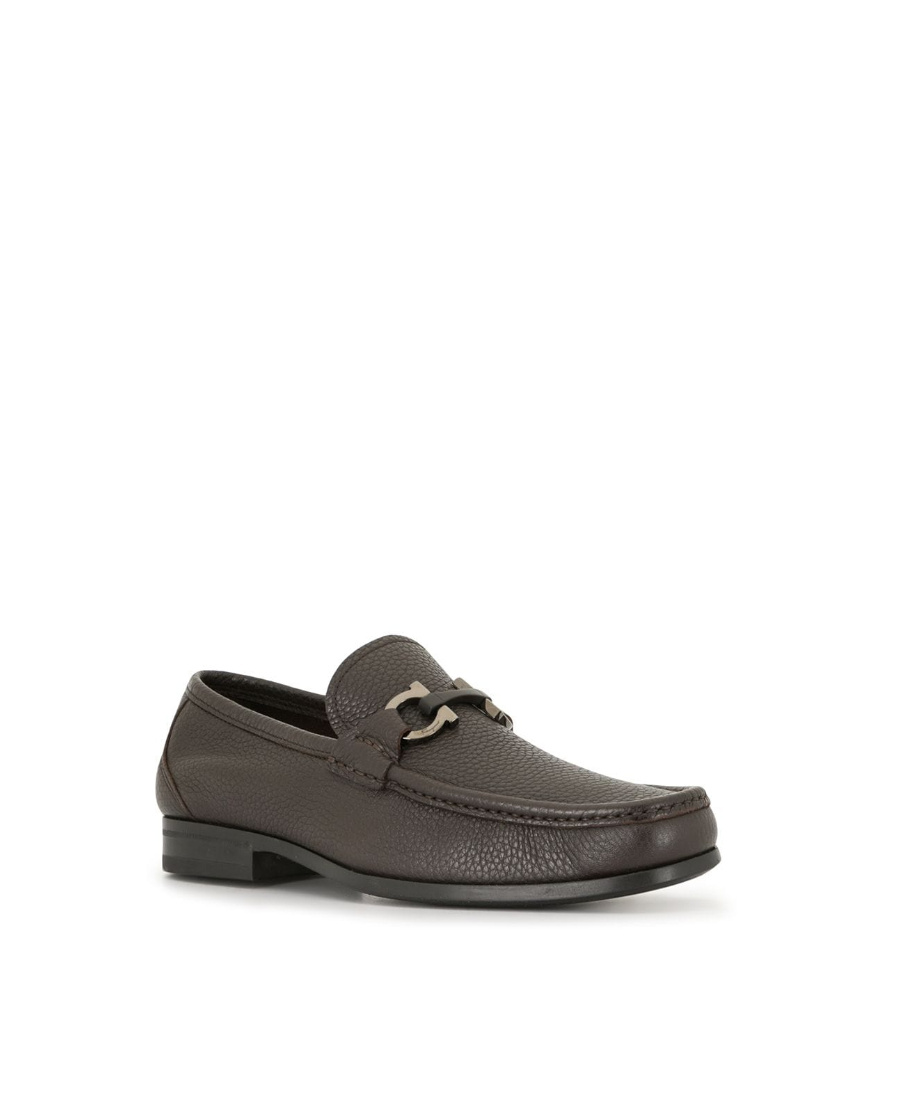 Ferragamo Grandioso Slip-on Loafers In Black