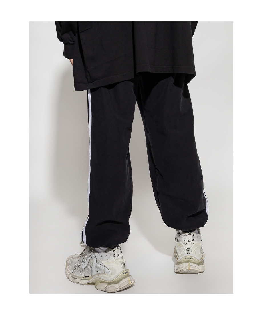 Balenciaga X Adidas Logo Sweatpants In Black